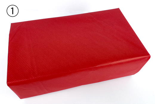 赤い包装紙 お祝い用